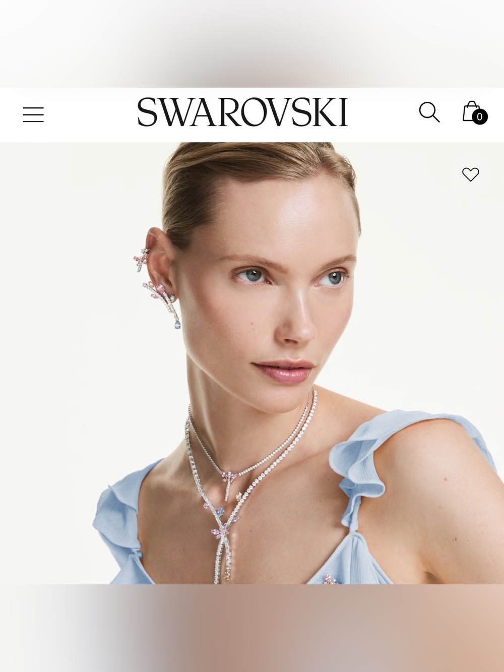 Ariana Grande x Swarovski drop earrings
Mixed cuts, Dragonfly, Multicolored,